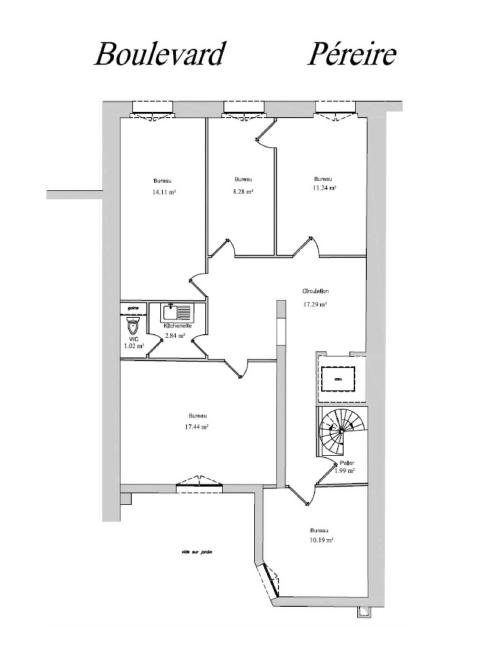 Bureau Paris 396m² Location bureau Paris OLBUR2531928 13